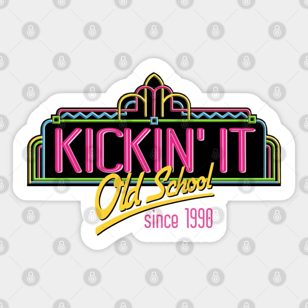 Kickin It Universally Sticker by PopCultureShirts